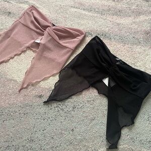 Mesh Crop tube tops